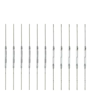 10pcs N/O Reed switch Magnetic Switch 2 * 14mm Normally Open Magnetic Induction switch
