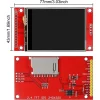 2.4" SPI TFT LCD Display Touch Panel ILI9341 240x320 TFT LCD Touch Screen Shield 5V/3.3V STM32 Display Module SPI Serial - 图片 2