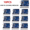 1-10PCS UNO R3 Official (CH340G) MEGA328P Chip for Arduino UNO R3 + USB/TYPE-C CABLE ATMEGA328P-AU Development Board 16Mhz - 图片 2