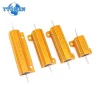 2PCS 100W 50W 25W 10W Aluminum Power Resistor 0.1~1Kohm Metal Shell Case Wirewound Resistance Load Resistors 4ohm 6ohm 8ohm - 图片 3