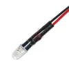 10PCS DC 3V 6V 12V 24V Pre Wired 3mm 5mm LED Light Lamp Bulb Prewired Emitting Diodes Transparent Yellow Blue Green White Red - 图片 4