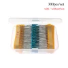 300/600PCS 1/4W Metal Film Resistor kit 1% 30 values 0.25W Resistors Kit 10Ω~1MΩ colored ring resistance Electronic Kit - 图片 2