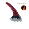 20pcs 5mm Round led diode DC5V-12V Pre-Wired Water Clear Light Emitting Diodes Red Green Blue White Yellow orange purple - 图片 5