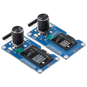 1.3 inch 0.96 inch OLED display screen combined with EC11 rotary encoder module IIC interface