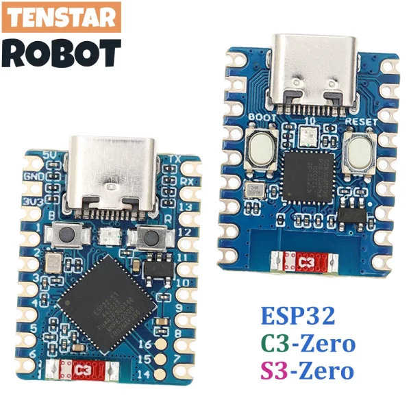 TENSTAR ESP32-S3-Zero ESP32-C3-Zero Mini Development Board WiFi Bluetooth Ultra-small Size ESP32 C3 S3 ESP 32 Supermini