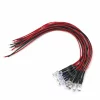 10PCS DC 3V 6V 12V 24V Pre Wired 3mm 5mm LED Light Lamp Bulb Prewired Emitting Diodes Transparent Yellow Blue Green White Red - 图片 3