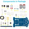 Practice Soldering Learning Electronics Kit Smart Car Soldering Project Kits Line Following Robot Beginners DIY Electronics - 图片 4