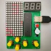N97R DIY Pixel Game Maker Kit Electronics DIY Soldering Project Practice Solder Learning Assembly with Shell Race Car Games - 图片 5