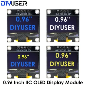 0.96 inch oled IIC Serial White/Blue/Yellow Blue OLED Display Module 128X64 I2C SSD1306 12864 LCD Screen Board for Arduino
