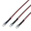 10PCS DC 3V 6V 12V 24V Pre Wired 3mm 5mm LED Light Lamp Bulb Prewired Emitting Diodes Transparent Yellow Blue Green White Red - 图片 2