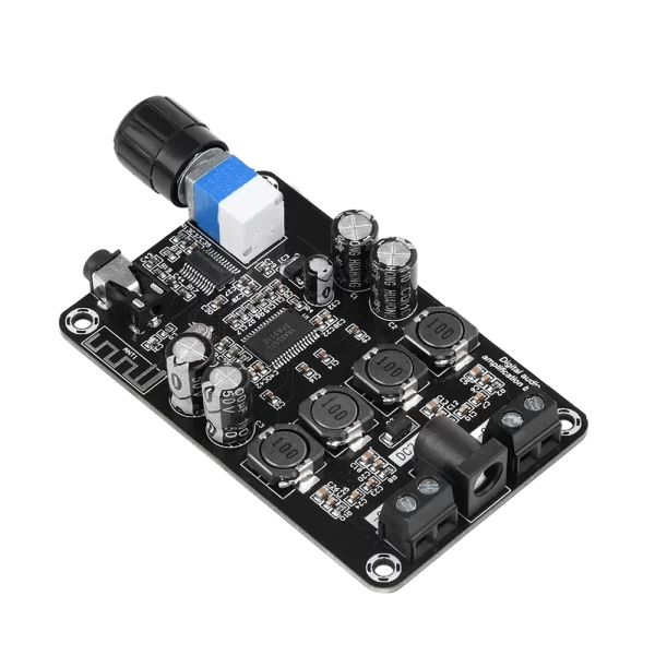 XH-A415 DC12-24V high-power adjustable audio amplifier board TPA3118D2 supports Bluetooth 5.0 high-definition 50W+50W