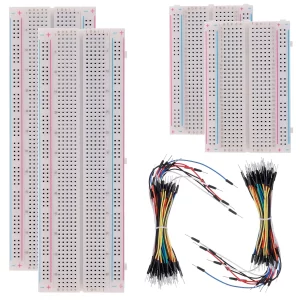 MB-102 MB102 Breadboard 400 830 Point Solderless PCB Bread Board Test Develop Dupont line DIY for arduino laboratory