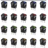 12Pcs Rocker Switch Toggle 12v SPST 3 Pins 2 Position ON/Off Blue LED Light Illuminated Boat Switch - 图片 2