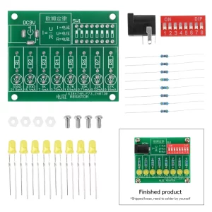 DIY Soldering Practice Kit -Learn Electronics Easy-to-Assemble Circuit Boards Electronic Component Kit LED Module